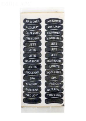 LABEL SET OF 10 INTELLITOUCH 520283