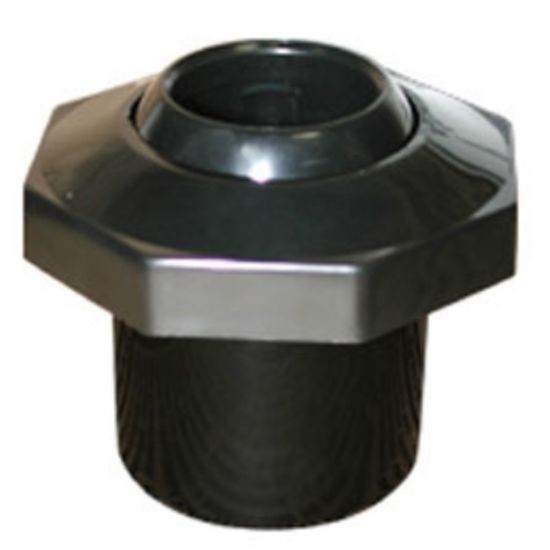 DIRECTIONAL OUTLET BLACK INSIDER WITH SNAP IN DISKS 1IN  542001