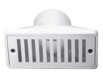 2.5IN X 6IN GUTTER DRAIN AND GRATE WHITE PENTAIR 542039