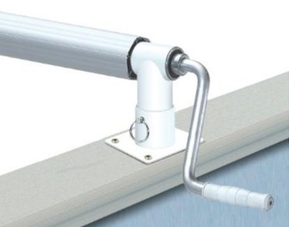 WHIRLWIND ABG SOLAR COVER REEL BASE KIT NO TUBES GLI 55-0000WH-BK