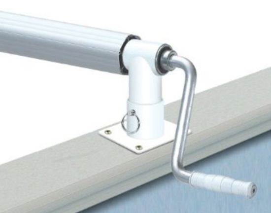 WHIRLWIND ABG SOLAR COVER REEL BASE KIT NO TUBES GLI 55-0000WH-BK