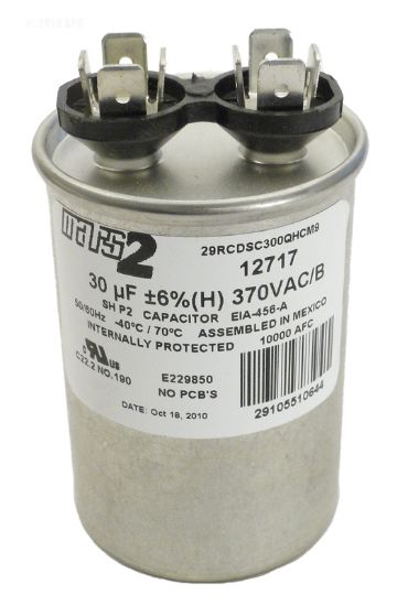 RUN CAPACITOR 30 MFD 370VAC 5VR0303