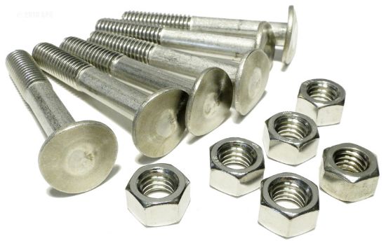 2.5IN NUT AND BOLT SET OF 6 SWAN STAINLESS LADDER TREAD 60-702