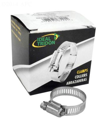 .75IN TO 1.75IN HOSE CLAMP BOX OF 10 STAINLESS 6720