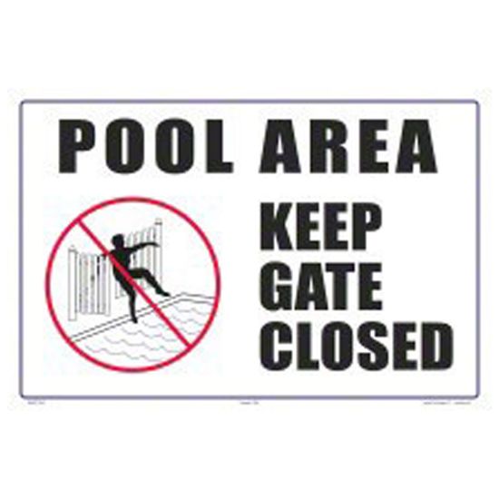 KEEP GATE CLOSED 6903WS1812E