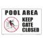 KEEP GATE CLOSED 6903WS1812E
