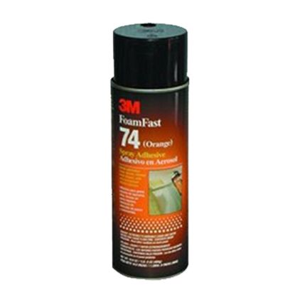 1 QT 3M ORANGE #74 SPRAY ADHESIVE FOAM FAST 743MEACH