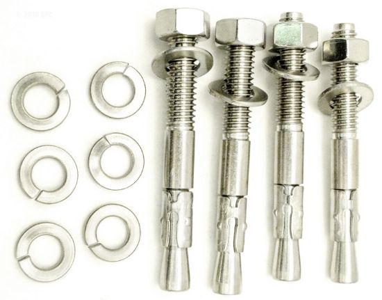 SLIDE FLANGE HARDWARE KIT SR SMITH BOLTS & DECK ANCHORS 752095864