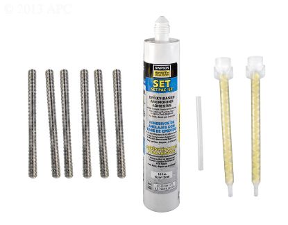 EPOXY KIT W/(6) 1/2 BOLTS 75-209-5875-SS