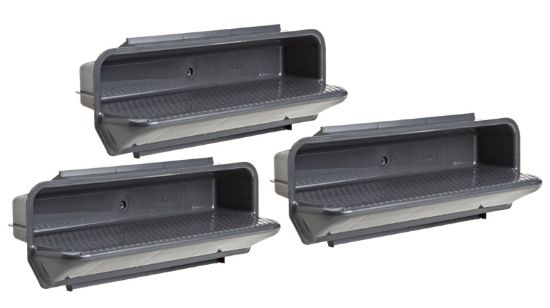 ABS LADDER STEPS SET OF 3 GREY 82400800