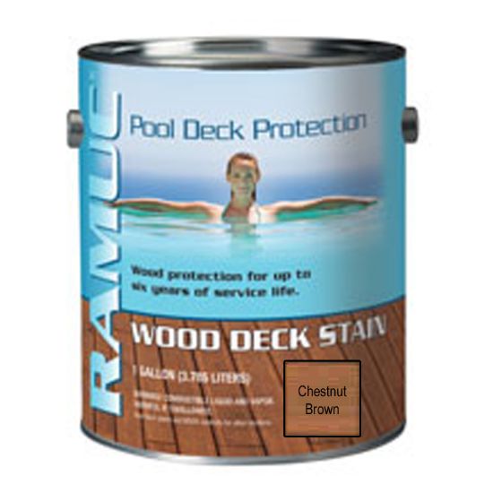 WOOD DECK STAIN CHESTNUT BROWN 1 GALLON 930050301