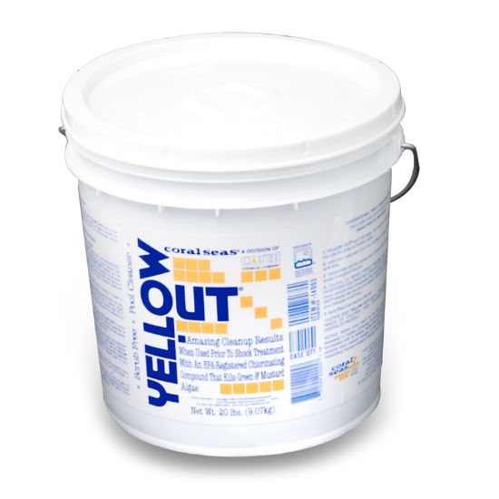 20 LB YELLOW OUT FOR GREEN OR MUSTARD ALGAE EACH CS1006