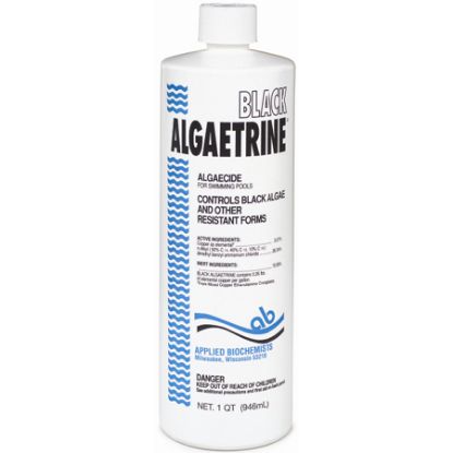 1 QT BLACK ALGAETRINE COPPER/QUAT 12/CS ALGAECIDE APPLIED  AB406303