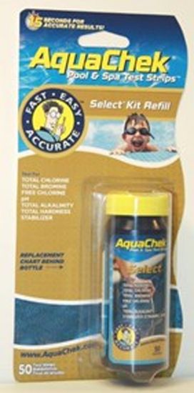 AQUACHEK SELECT 7 IN 1 TEST STRIPS REFILLS BOTTLE OF 50 541640A