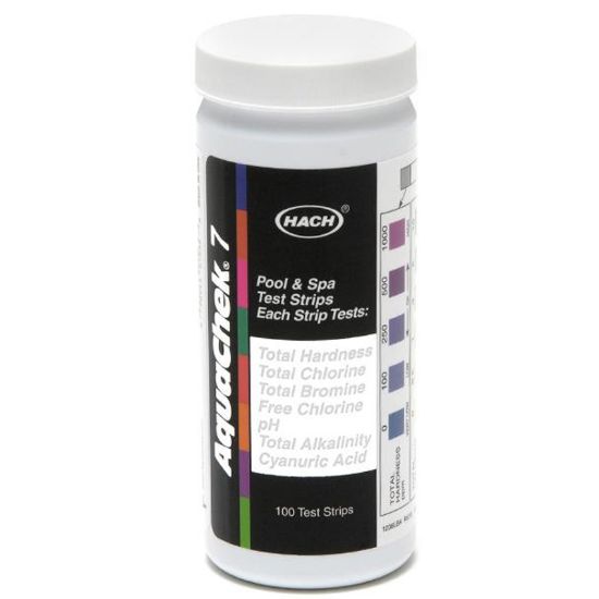 AQUACHEK SILVER 7 WAY TEST STRIPS BOTTLE OF 100 551236