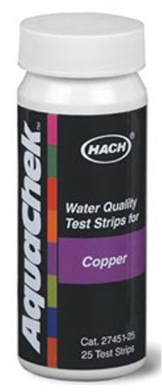 AQUACHEK COPPER TEST STRIPS BOTTLE OF 25 661454E