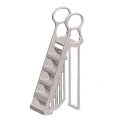 ABG DECK TO POOL LADDER WHITE INTEGRITY AL-509