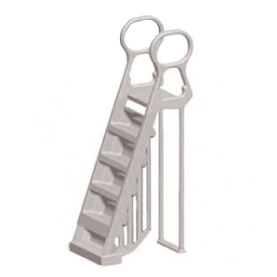 ABG DECK TO POOL LADDER WHITE INTEGRITY AL-509