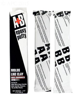 ANDERSON A&B EPOXY PUTTY 14 OZ KIT WHITE 9904K