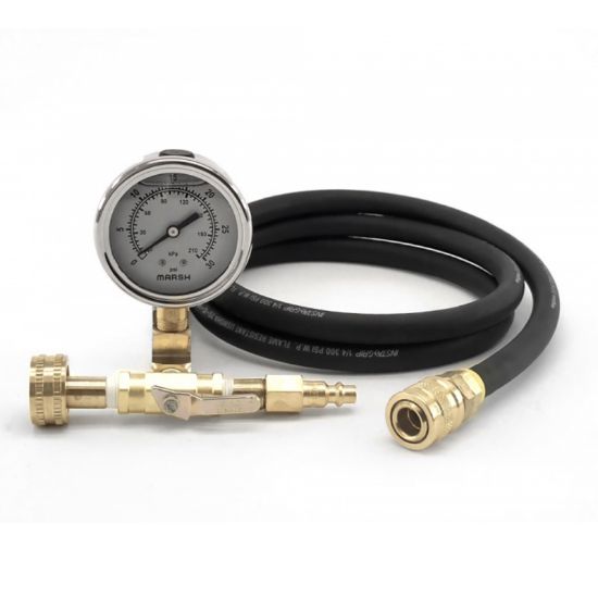 ANDERSON PRESSURE TESTER WITH OIL FILLED GAUGE PT16