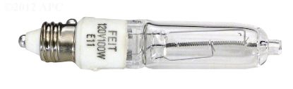 BULB 120V 100W HALOGEN LIGHT MINI SCREW-IN 2 9/16IN X 7/16IN BPQ100/CL/MC/SPA