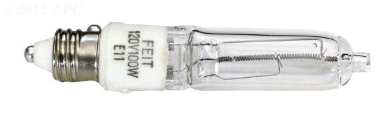 BULB 120V 100W HALOGEN LIGHT MINI SCREW-IN 2 9/16IN X 7/16IN BPQ100/CL/MC/SPA