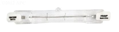 250W 120V AQUALUMIN I BULB 83MM 3.25IN LONG BPQ250T3/CL/S-130