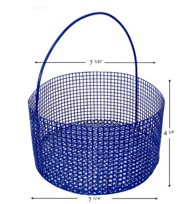 SKIMMER BASKET LANDON OVER FLOW 27013 POWDER COATED BTM: 7  B-10