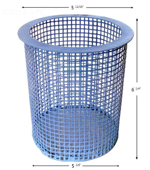 SKIMMER BASKET HAYWARD SPX125RLX POWDER COATED BTM: 5 1/8IN  B-119