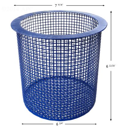 PUMP BASKET STARITE C10834SS PLASTIC BTM: 6 3/4IN TOP: 7 9/ B-120
