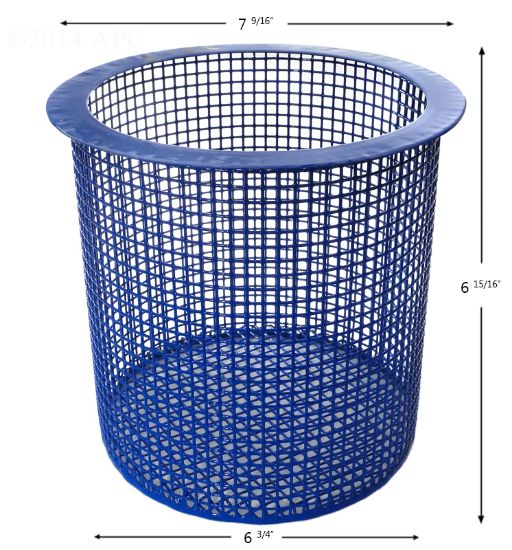 PUMP BASKET STARITE C10834SS PLASTIC BTM: 6 3/4IN TOP: 7 9/ B-120