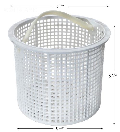 PUMP BASKET MARINE 76504 POWDER COATED BTM: 5 9/16IN TOP: 6  B-171