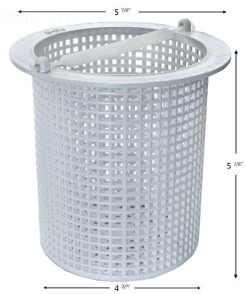 PUMP BASKET MARLOW NORYL 40584 POWDER COATED BTM: 4 3/4IN  B-174