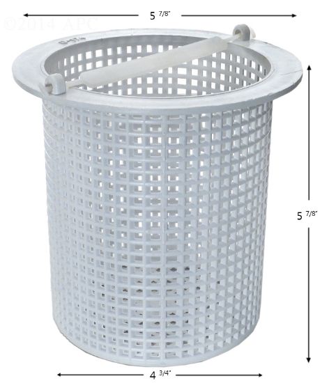 PUMP BASKET MARLOW NORYL 40584 POWDER COATED BTM: 4 3/4IN  B-174