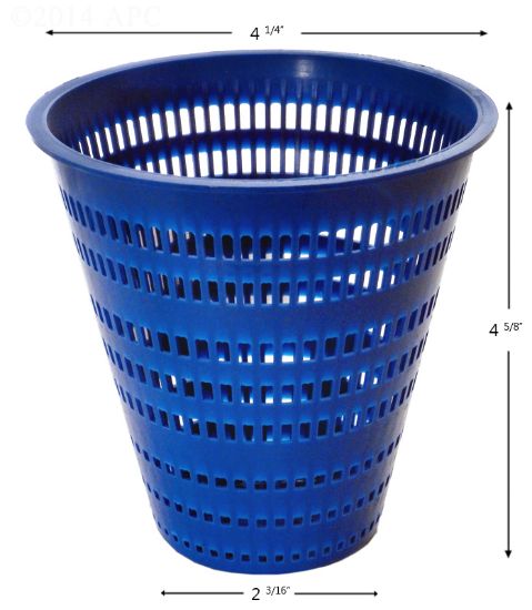 PUMP BASKET MUSKIN 0976902 POWDER COATED BTM: 2 3/16IN TOP:  B-211
