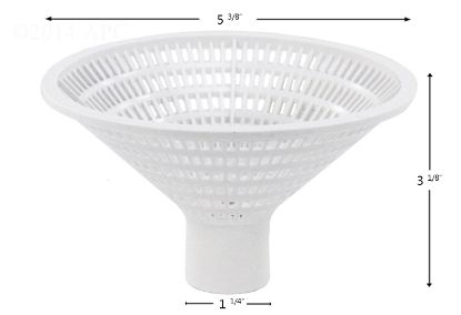SKIMMER BASKET MUSKIN CONE STRAINER 0987061 PLASTIC BTM: 1 1 B-212