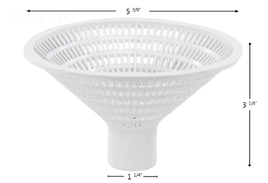 SKIMMER BASKET MUSKIN CONE STRAINER 0987061 PLASTIC BTM: 1 1 B-212