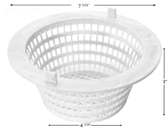 SKIMMER BASKET SEASONMASTER W / TABS SMS004 PLASTIC BTM: 4 3 B-214