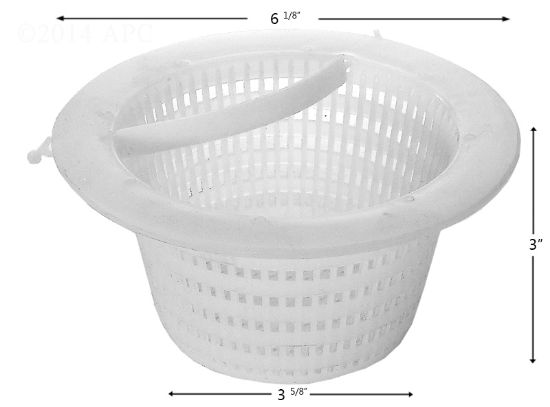 SKIMMER BASKET SWIMQUIP ABG 096560114 PLASTIC BTM: 3 5/8IN  B-217
