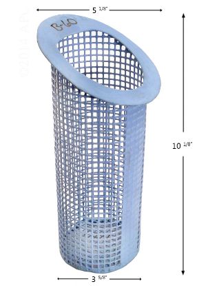 PUMP BASKET LANDON 3IN BRASS 17322 PLASTIC BTM: 3 5/8IN TOP B-60