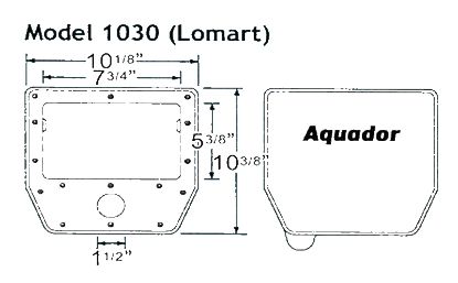 WINTER SKIMMER PLATE LOMART AQUADOR KIT ABOVE GROUND 1030