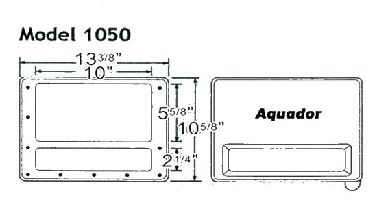 WINTER SKIMMER PLATE AQUA GENIE AQUADOR KIT INGROUND 1050