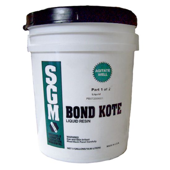 5 GAL BOND KOTE LIQUID RESIN MUST USE WITH BK65 TO MAKE KIT PBBK5