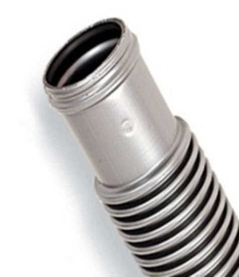 1.25IN X 3' ABG FILTER HOSE BAGGED HEAVY SILVER BLOW MOLDED PA00277-HSCS3