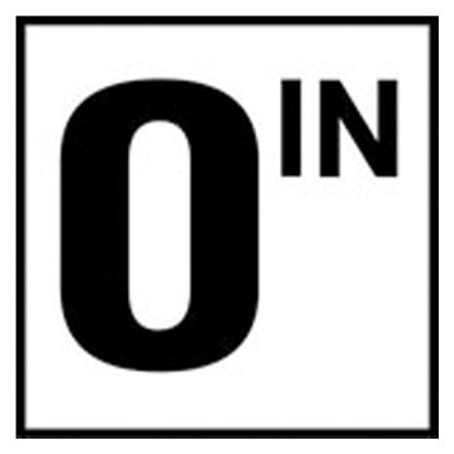 6IN SMOOTH CERAMIC TILE 0IN IN SERIES INLAYS DEPTH MARKER C610500