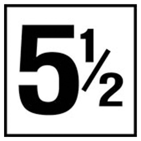 51/2 NO NON SKID SERIES CERAMIC TILE C621055