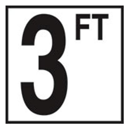 6X6 SMOOTH CERAMIC TILE IN3FTIN 5IN CC610030