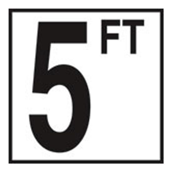 6X6 SMOOTH CERAMIC TILE IN5FTIN 5IN CC610050