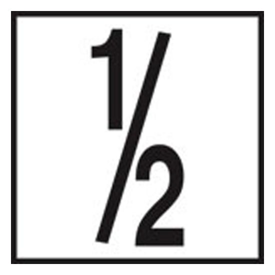 6IN SMOOTH CERAMIC TILE 1/2 5IN SIZE NUMBER NO SERIES INLAYS CC611005