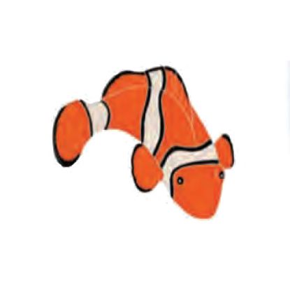 CLOWN FISH RIGHT 5IN X 7IN TILE ARTISTRY IN MOSAICS CFRORARS